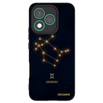 Picasee silikonski črni ovitek za Honor 400 Lite 5G - GEMINI