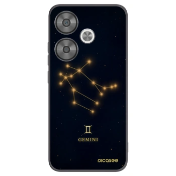 Picasee silikonski črni ovitek za Xiaomi Poco F6 - GEMINI