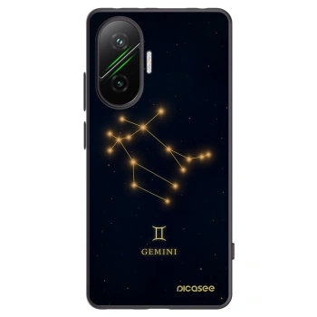 Picasee silikonski črni ovitek za Xiaomi Poco F7 Pro 5G - GEMINI