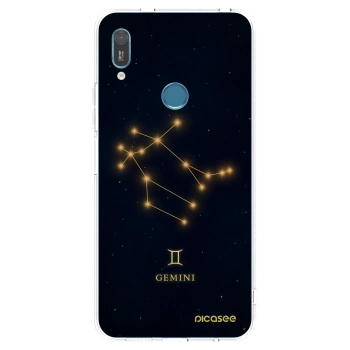 Picasee silikonski prozorni ovitek za Huawei Y6 2019 - GEMINI