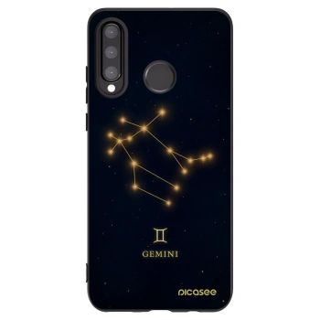 Picasee silikonski črni ovitek za Huawei P30 Lite - GEMINI