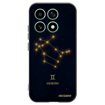 Picasee silikonski črni ovitek za Xiaomi 17 - GEMINI