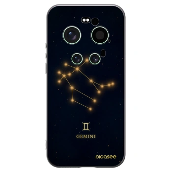 Picasee silikonski črni ovitek za Xiaomi 17 Ultra - GEMINI