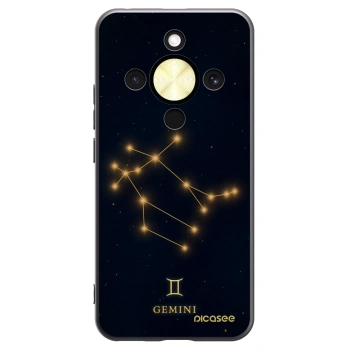Picasee silikonski črni ovitek za Honor Magic8 Lite 5G - GEMINI