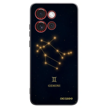 Picasee silikonski črni ovitek za Motorola Edge 60 Neo 5G - GEMINI
