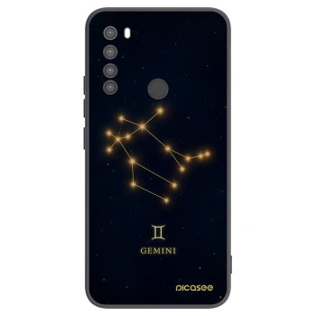 Picasee silikonski črni ovitek za Xiaomi Redmi Note 8 - GEMINI