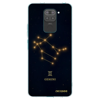 Picasee silikonski črni ovitek za Xiaomi Redmi Note 9 - GEMINI