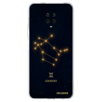 Picasee silikonski prozorni ovitek za Xiaomi Redmi Note 9S - GEMINI
