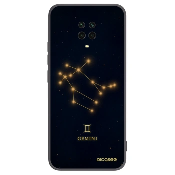 Picasee silikonski črni ovitek za Xiaomi Redmi Note 9S - GEMINI