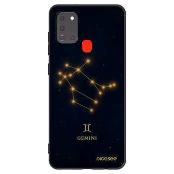 Picasee silikonski črni ovitek za Samsung Galaxy A21s - GEMINI