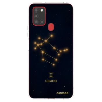 Picasee silikonski prozorni ovitek za Samsung Galaxy A21s - GEMINI
