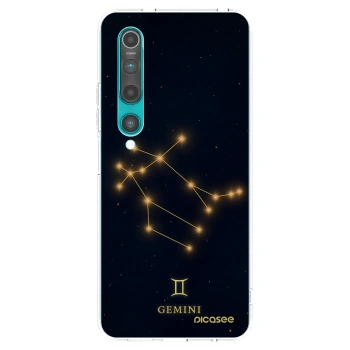 Picasee silikonski prozorni ovitek za Xiaomi Mi 10 - GEMINI
