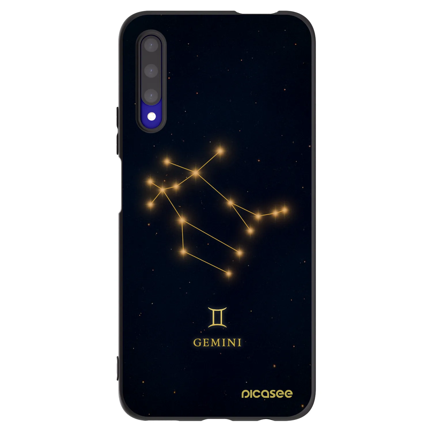 Picasee silikonski črni ovitek za Honor 9X Pro - GEMINI