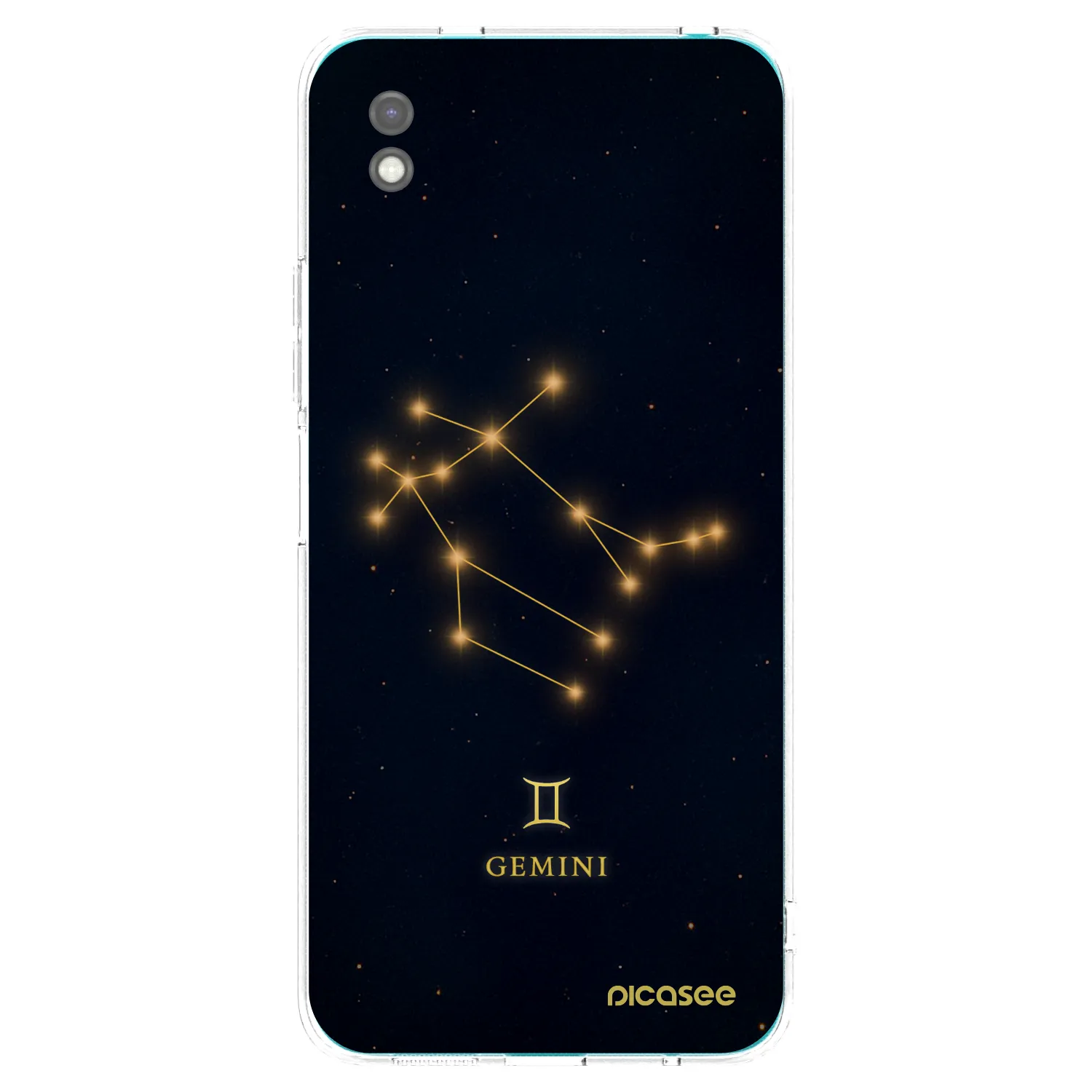 Picasee silikonski črni ovitek za Xiaomi Redmi 9A - GEMINI