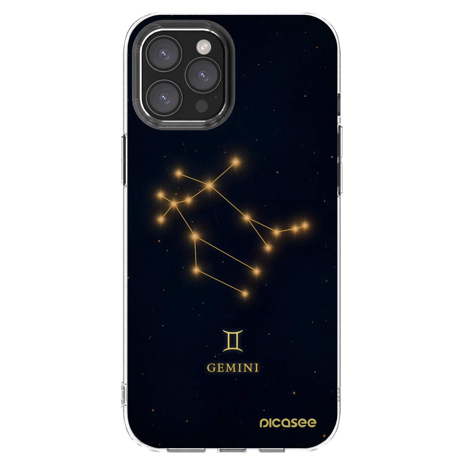 Picasee silikonski prozorni ovitek za Apple iPhone 12 Pro Max - GEMINI