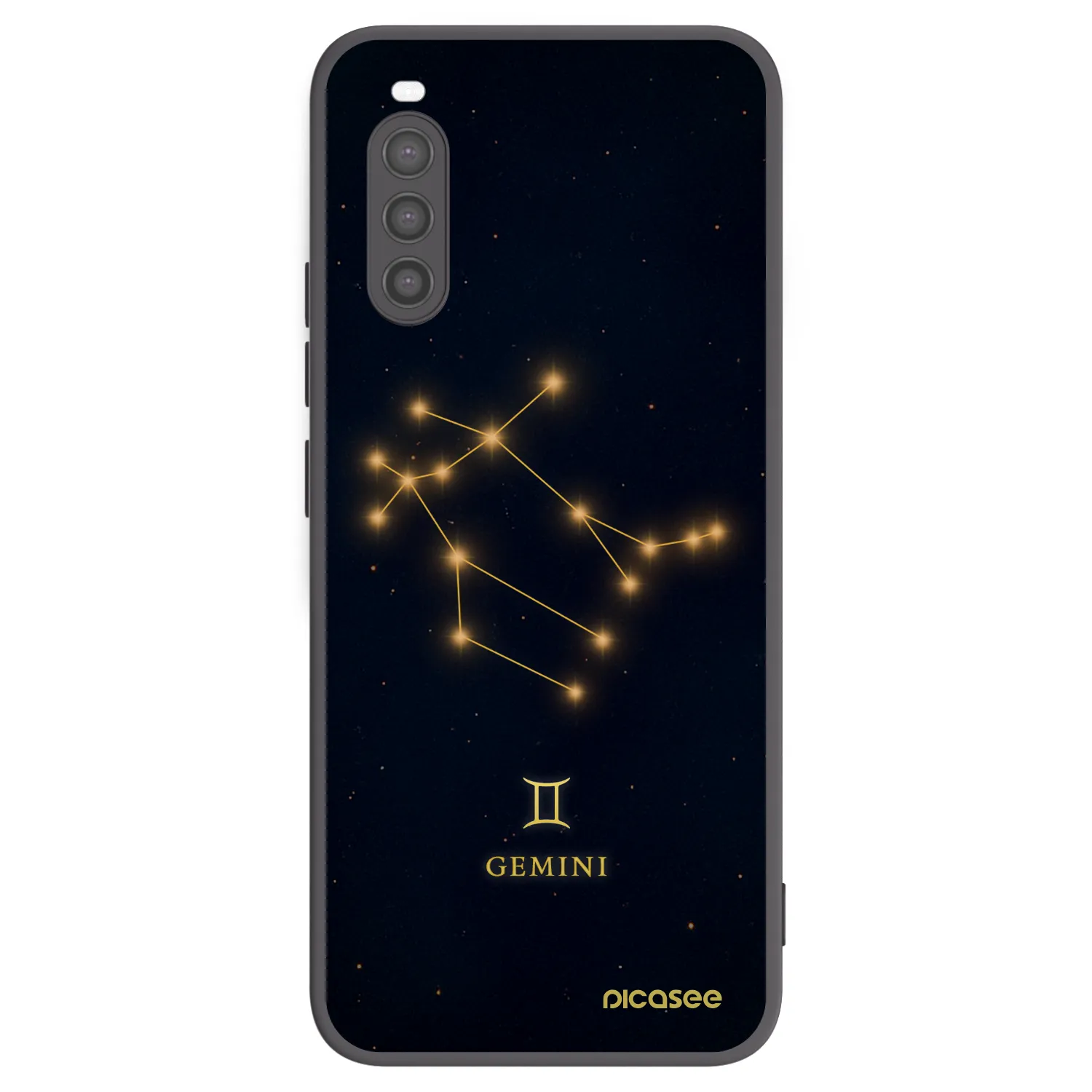 Picasee silikonski črni ovitek za Sony Xperia 10 II - GEMINI