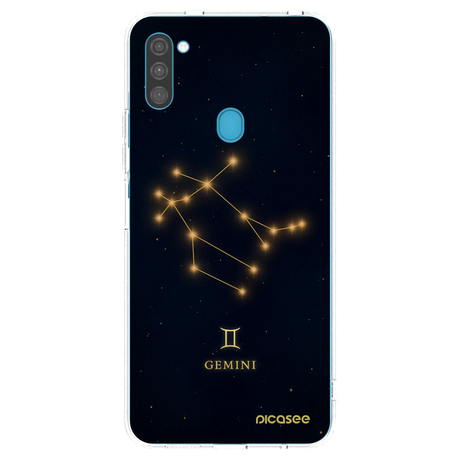 Picasee silikonski prozorni ovitek za Samsung Galaxy M11 - GEMINI
