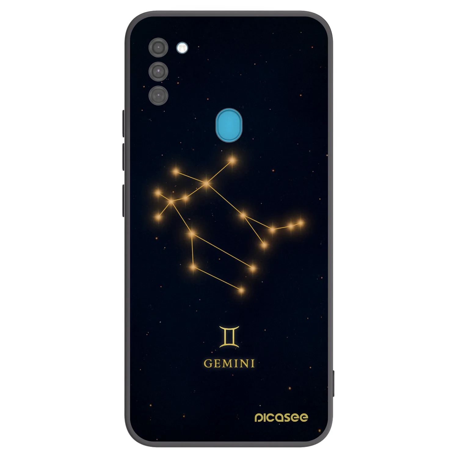 Picasee silikonski črni ovitek za Samsung Galaxy M11 - GEMINI