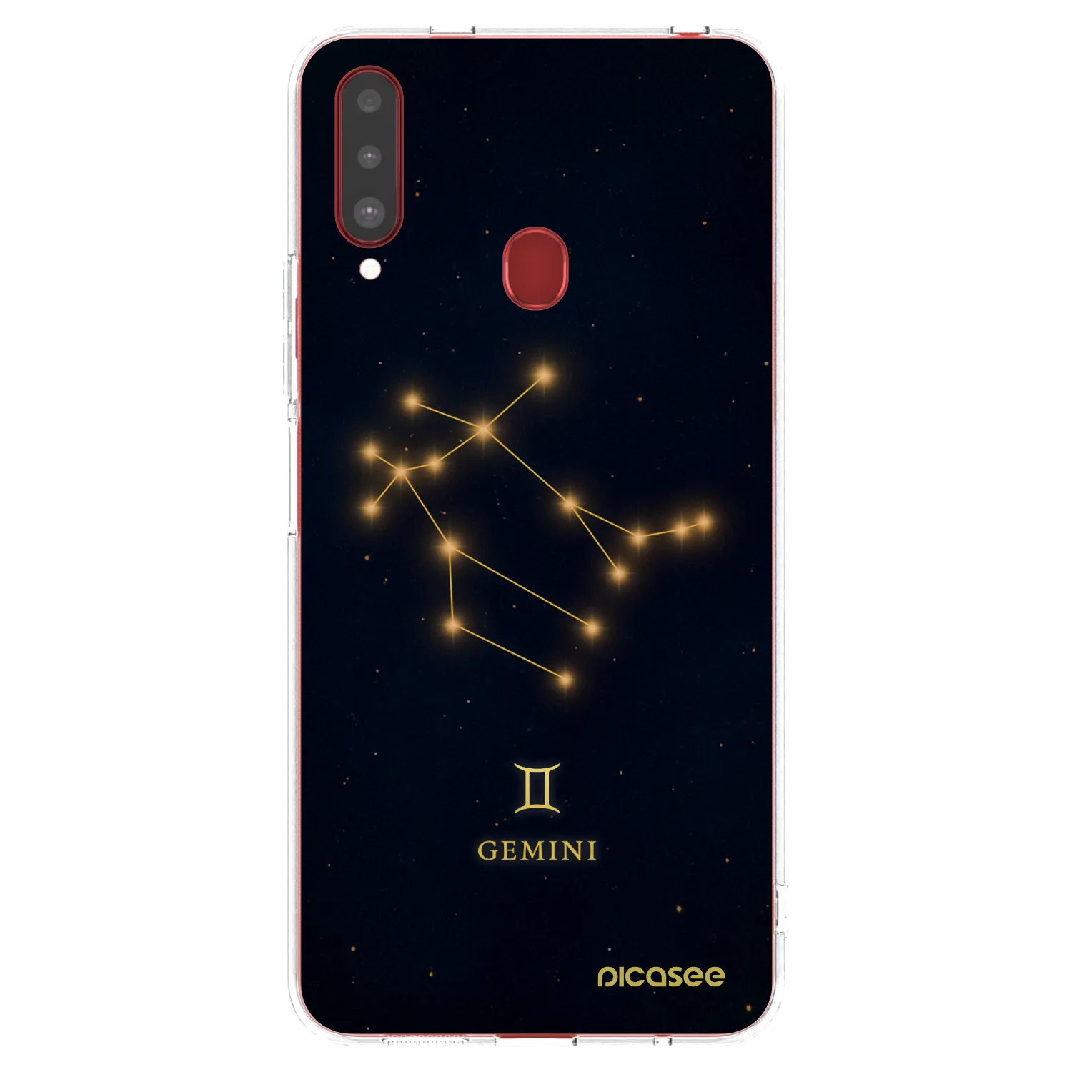 Picasee silikonski prozorni ovitek za Samsung Galaxy A20s - GEMINI