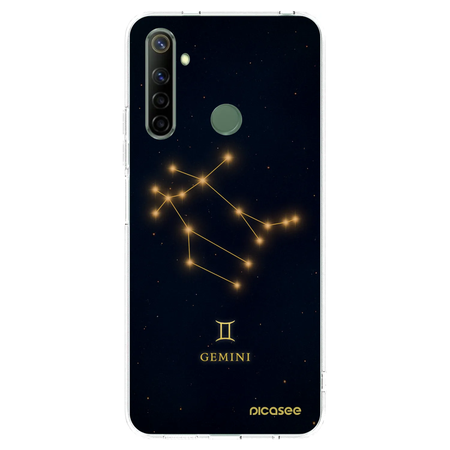 Picasee silikonski prozorni ovitek za Realme 6i - GEMINI