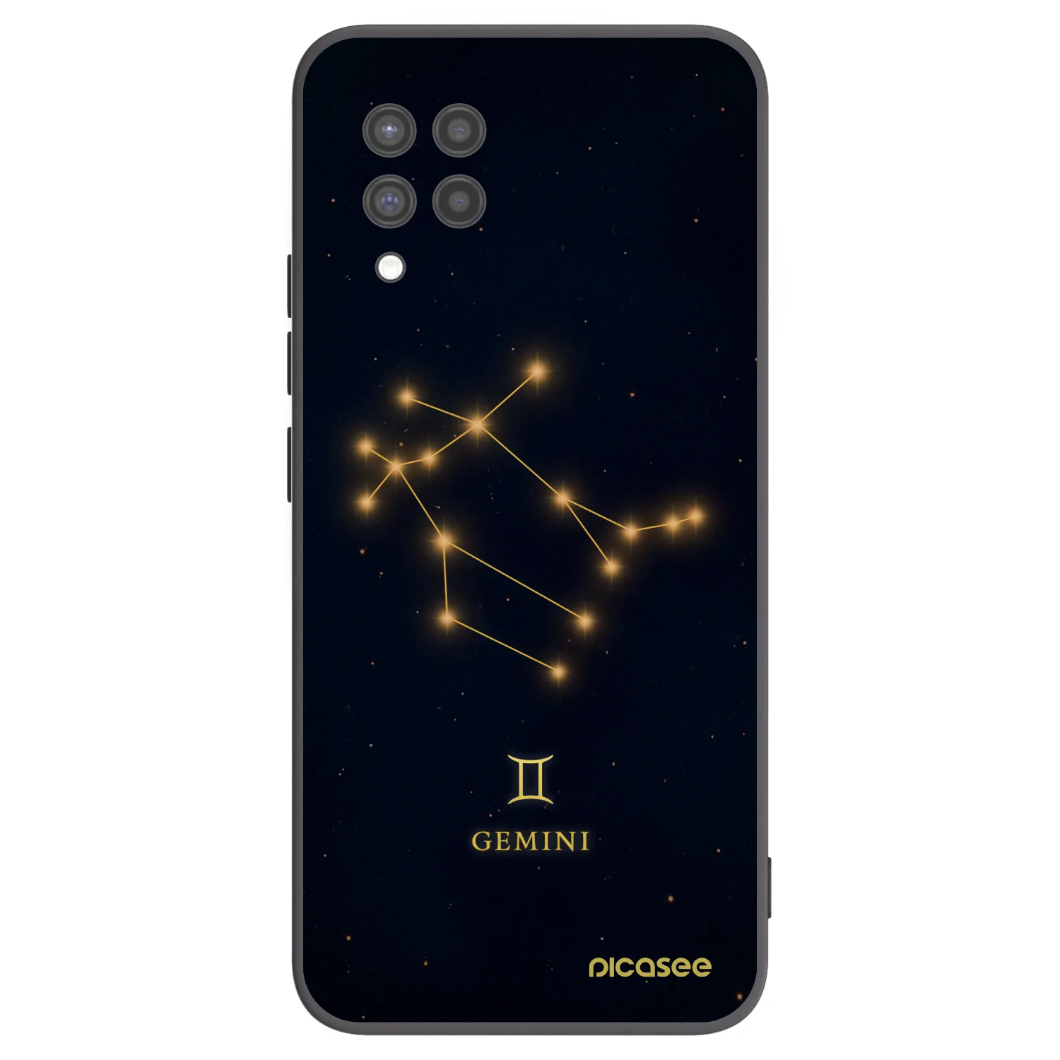 Picasee silikonski črni ovitek za Samsung Galaxy A42 A426B - GEMINI