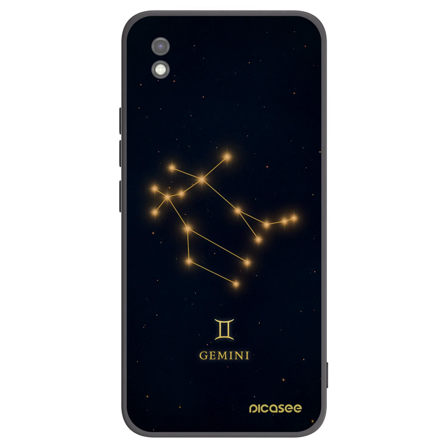 Picasee silikonski črni ovitek za Xiaomi Redmi 9AT - GEMINI