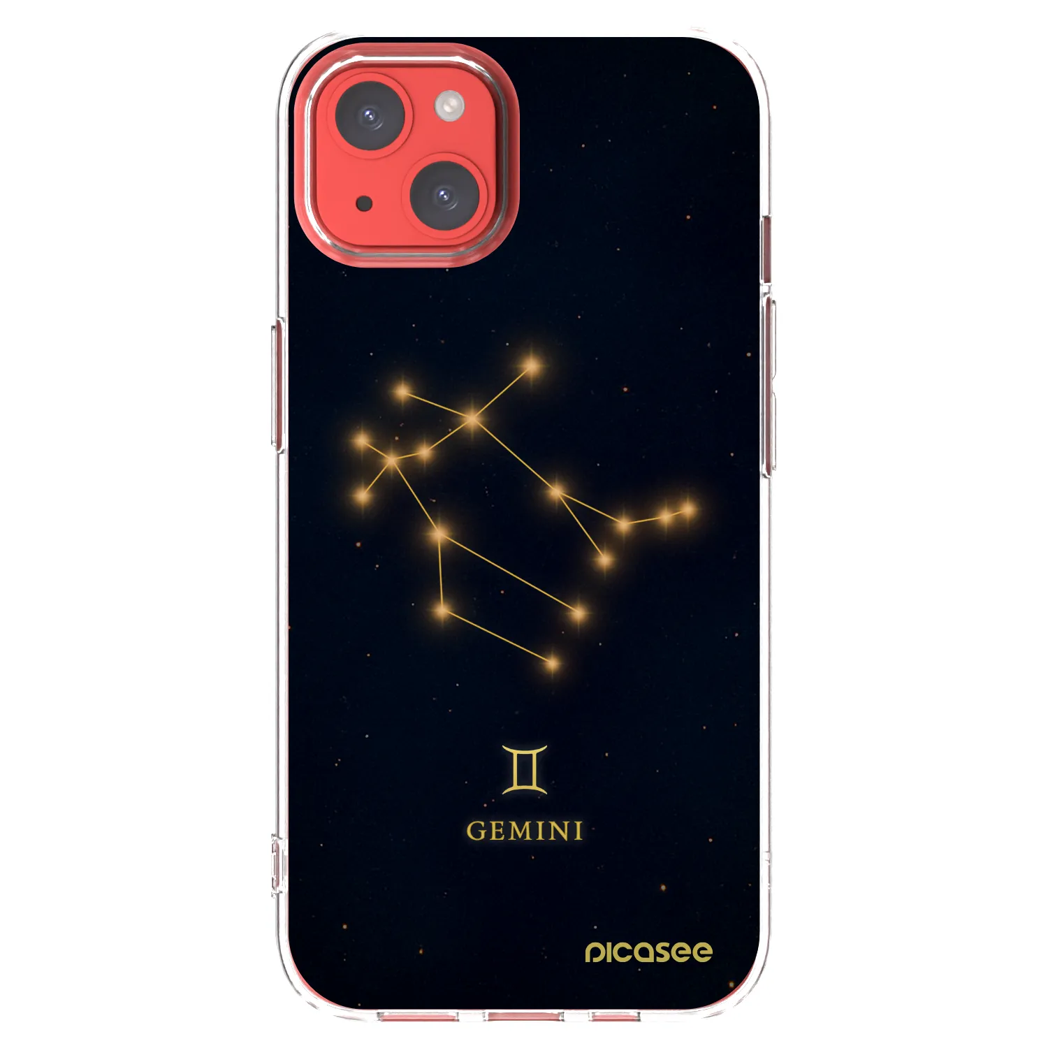 Picasee silikonski prozorni ovitek za Apple iPhone 13 - GEMINI