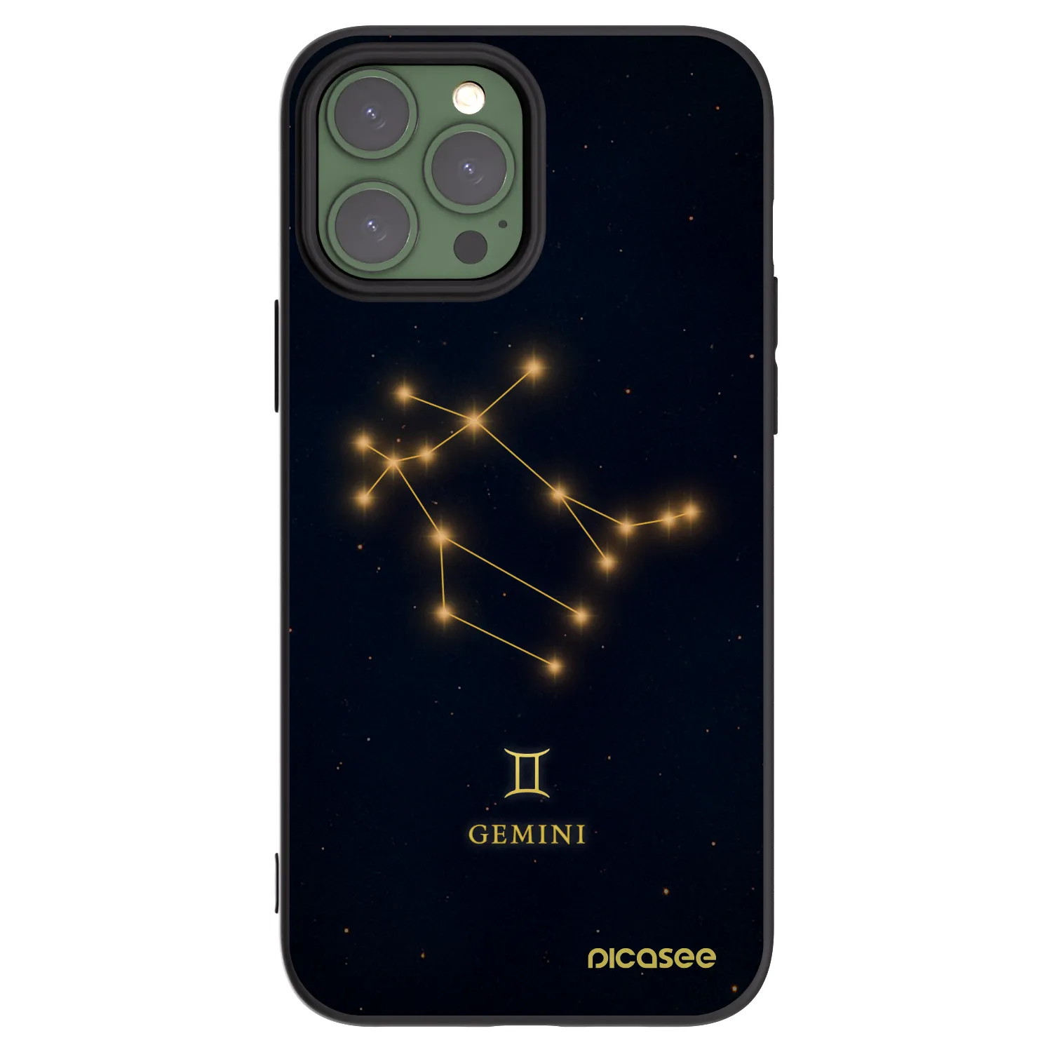 Picasee silikonski črni ovitek za Apple iPhone 13 Pro Max - GEMINI