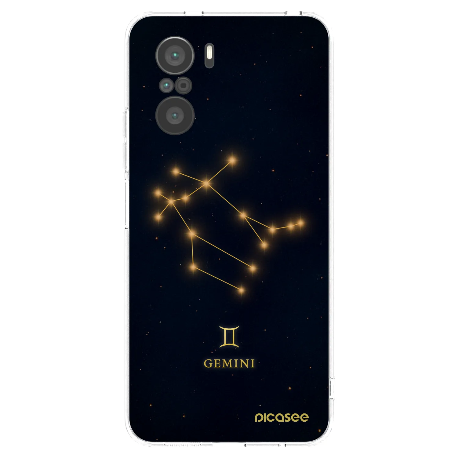 Picasee silikonski prozorni ovitek za Xiaomi Poco F3 - GEMINI