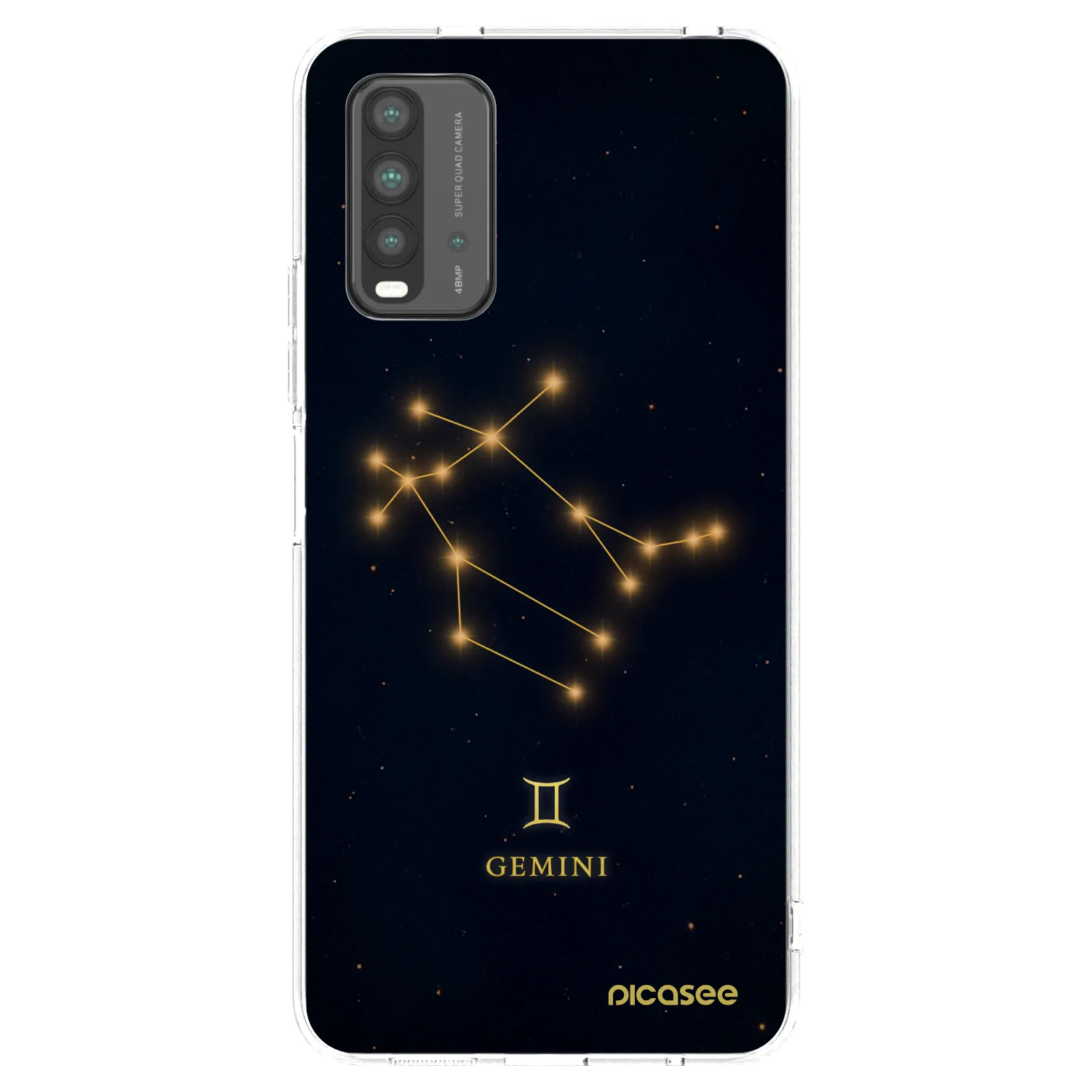 Picasee silikonski črni ovitek za Xiaomi Redmi 9T - GEMINI