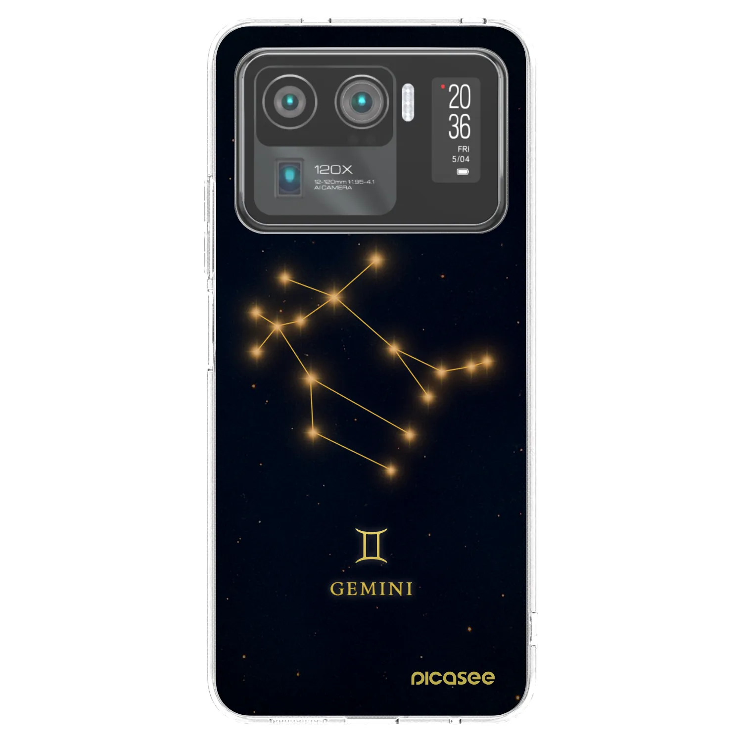 Picasee silikonski prozorni ovitek za Xiaomi Mi 11 Ultra - GEMINI