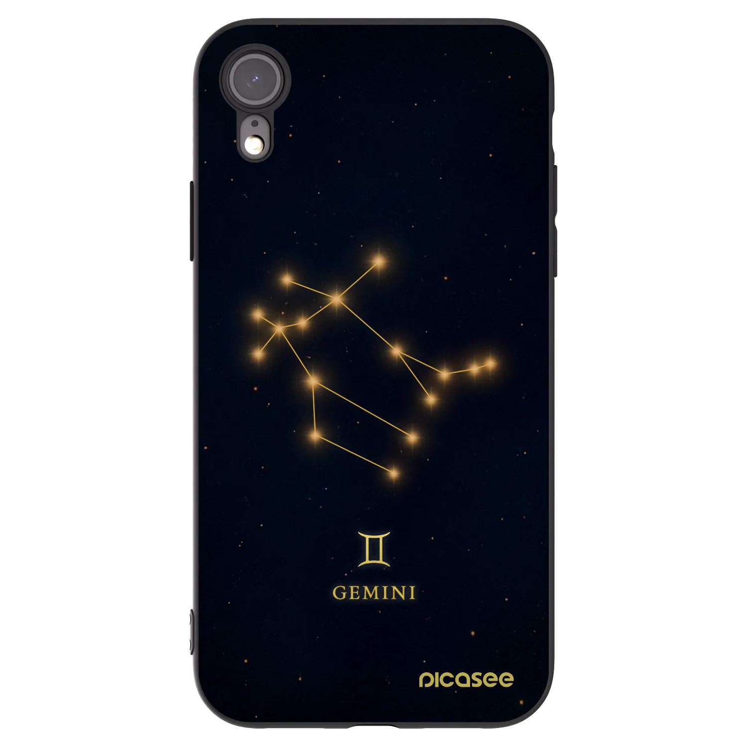 Picasee silikonski črni ovitek za Apple iPhone 6 Plus/6S Plus - GEMINI