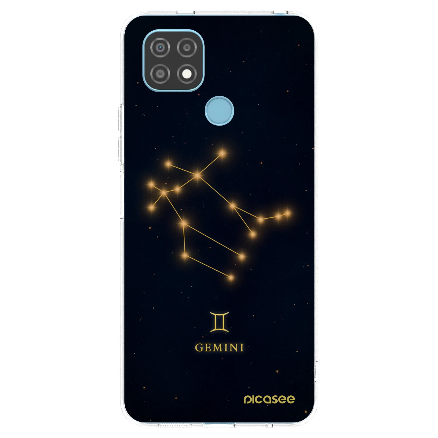 Picasee silikonski prozorni ovitek za Realme C21 - GEMINI