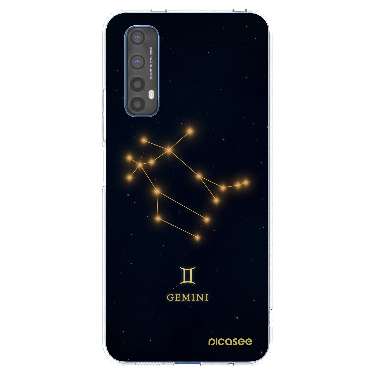 Picasee silikonski prozorni ovitek za Realme 7 - GEMINI