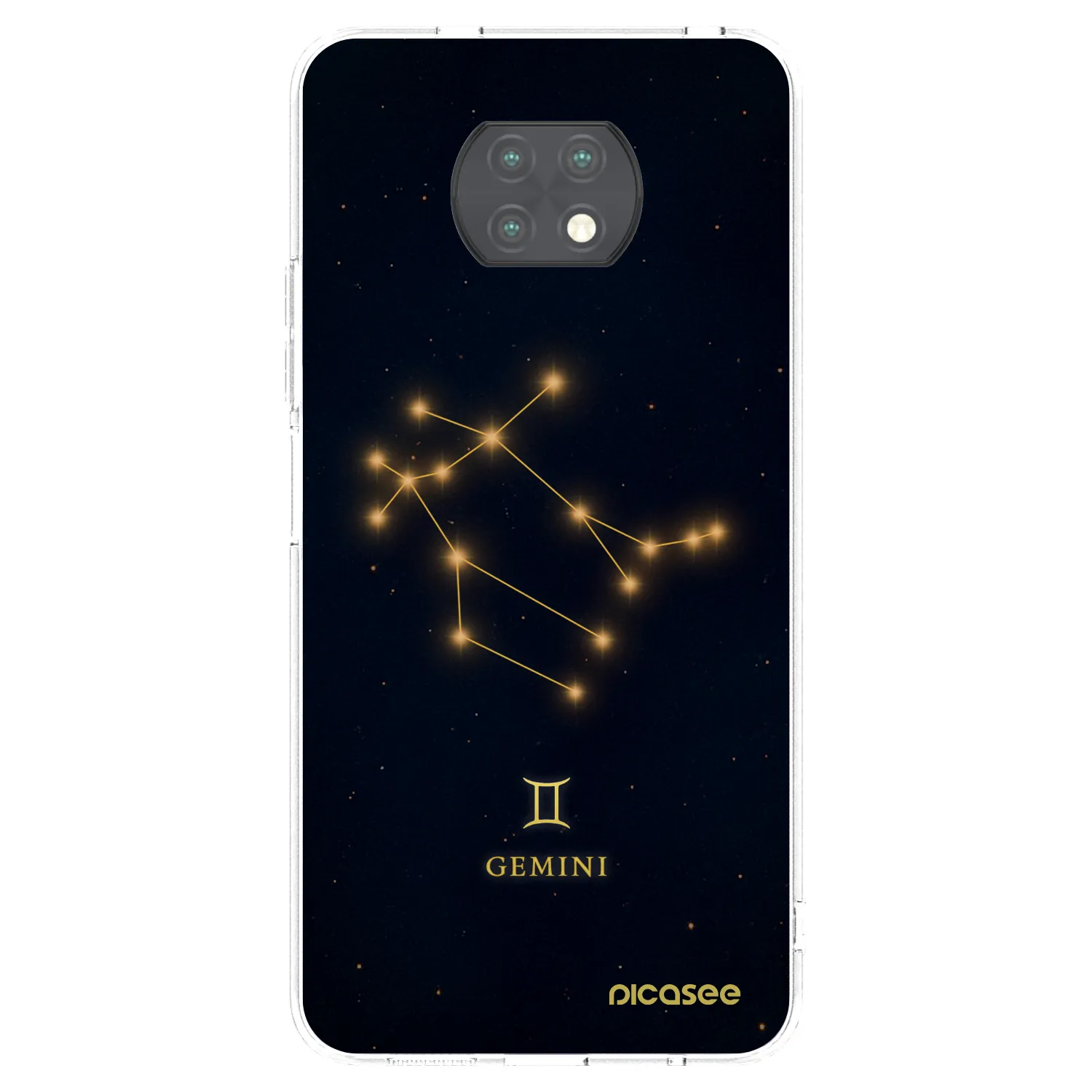 Picasee silikonski prozorni ovitek za Xiaomi Redmi Note 9T - GEMINI