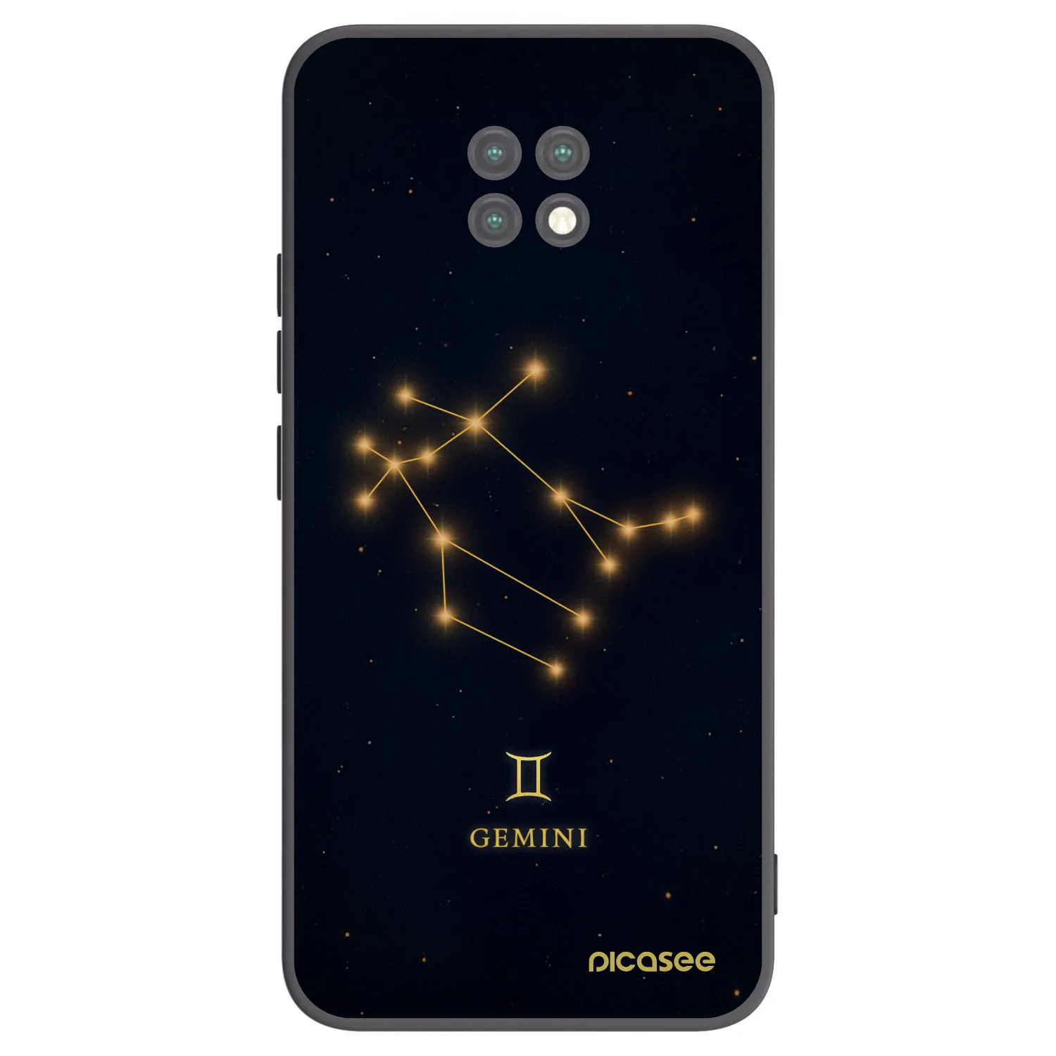 Picasee silikonski črni ovitek za Xiaomi Redmi Note 9T - GEMINI