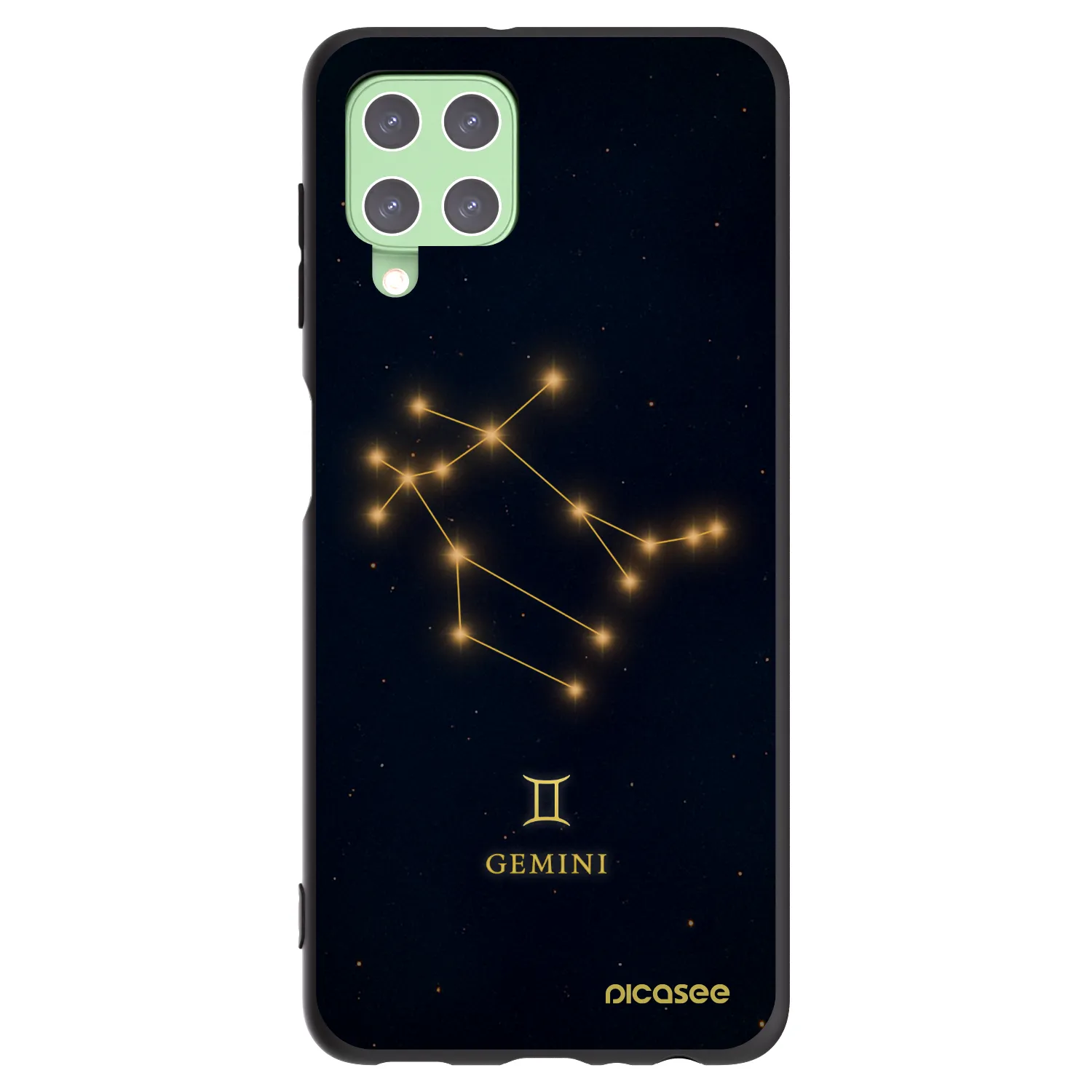Picasee silikonski črni ovitek za Samsung Galaxy A22 A225F 4G - GEMINI