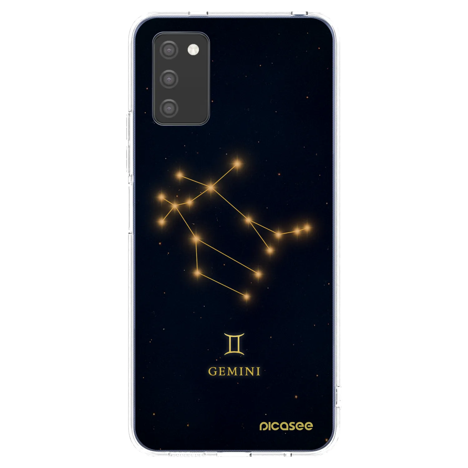 Picasee silikonski prozorni ovitek za Samsung Galaxy A03s A037G - GEMINI
