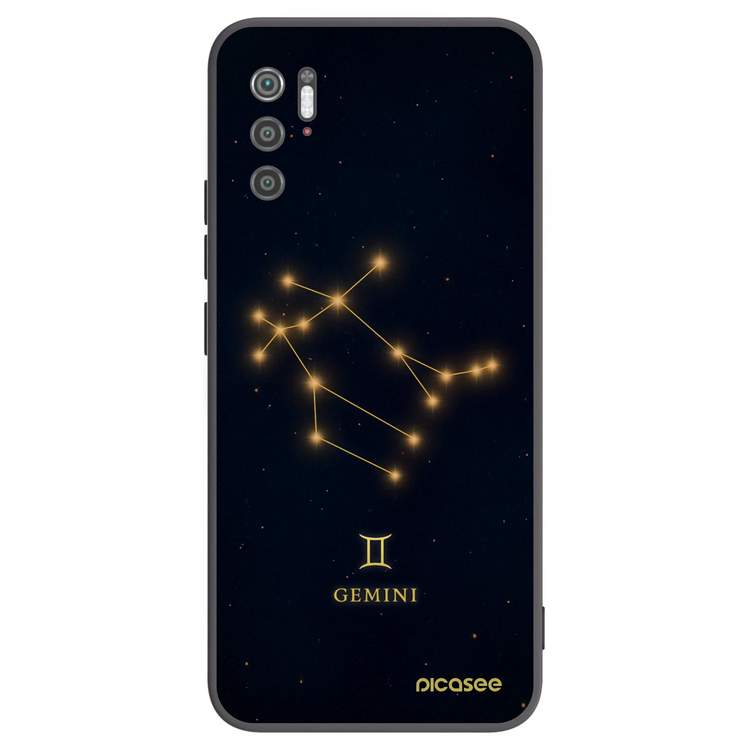 Picasee silikonski črni ovitek za Xiaomi Poco M3 Pro 5G - GEMINI