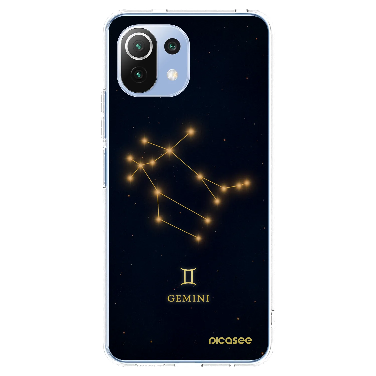 Picasee silikonski prozorni ovitek za Xiaomi 11 Lite 5G NE - GEMINI