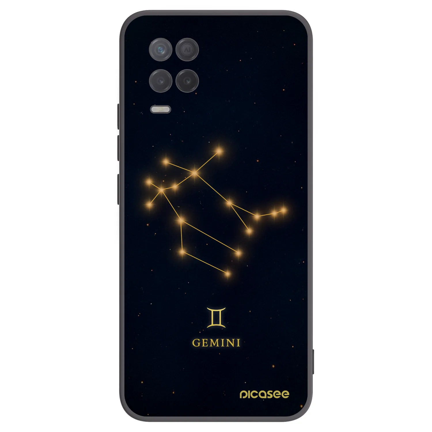 Picasee silikonski črni ovitek za Realme 8 5G - GEMINI