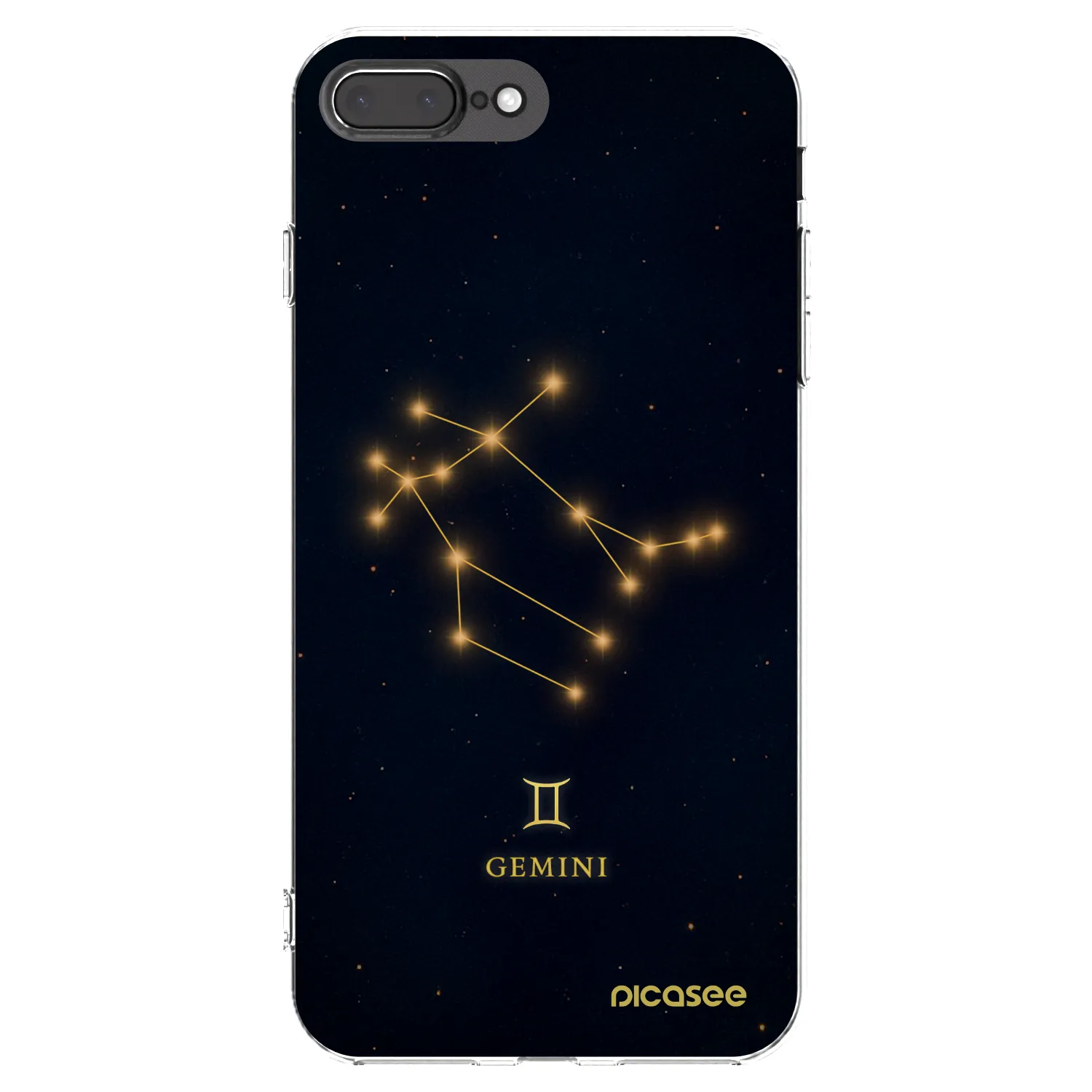 Picasee silikonski prozorni ovitek za Apple iPhone 7 Plus - GEMINI