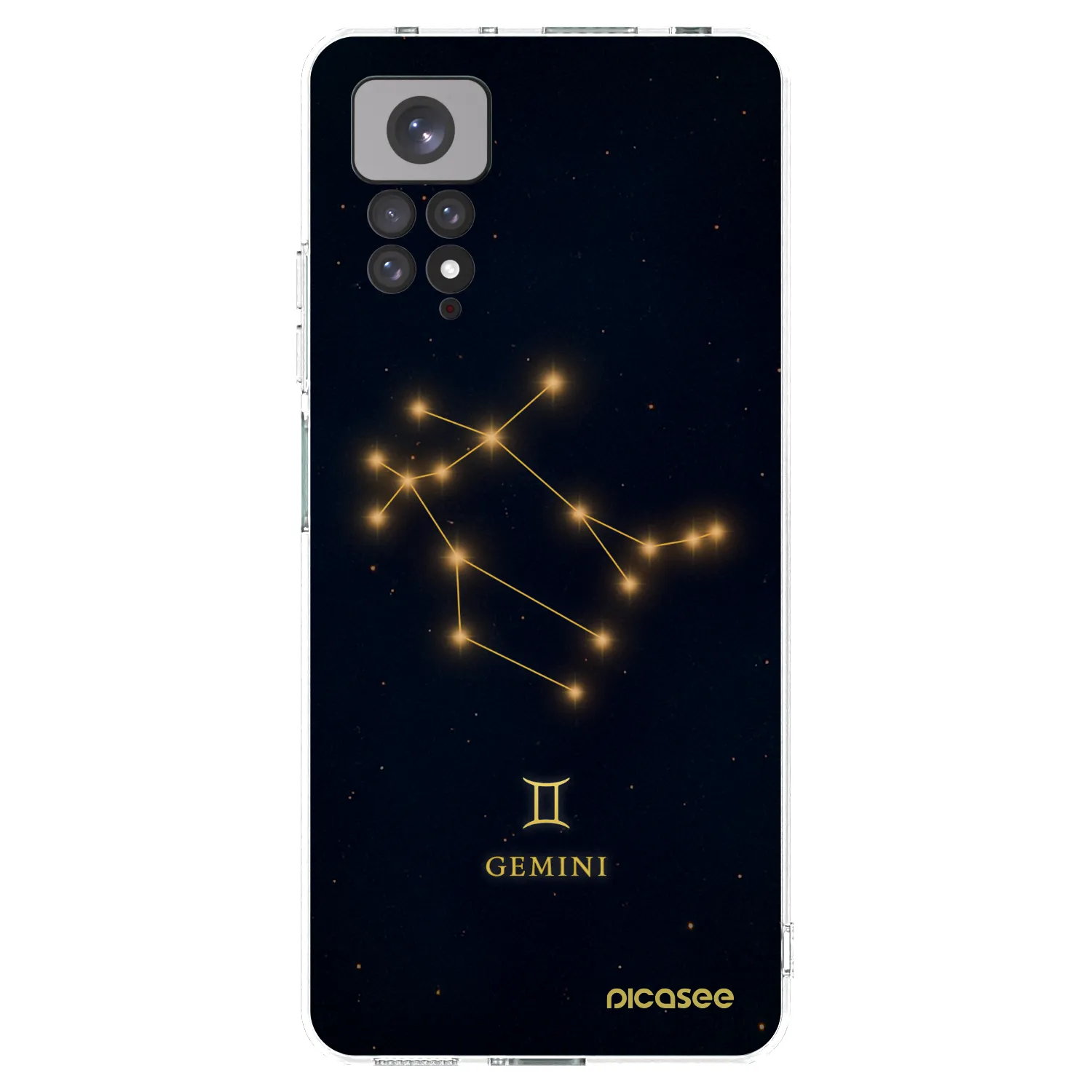 Picasee silikonski prozorni ovitek za Xiaomi Redmi Note 11S 4G - GEMINI