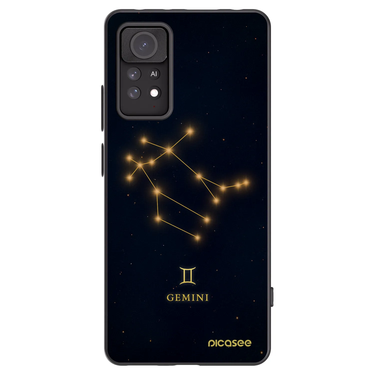Picasee silikonski črni ovitek za Xiaomi Redmi Note 11 Pro - GEMINI
