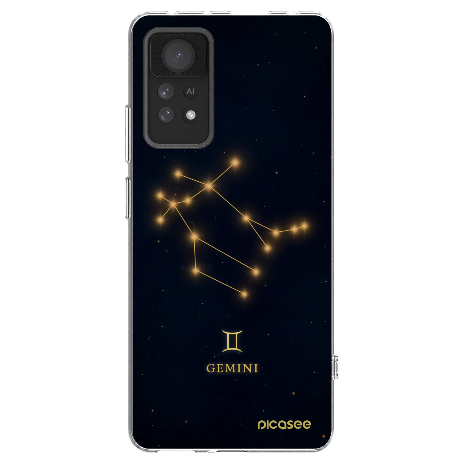 Picasee silikonski prozorni ovitek za Xiaomi Redmi Note 11 Pro - GEMINI