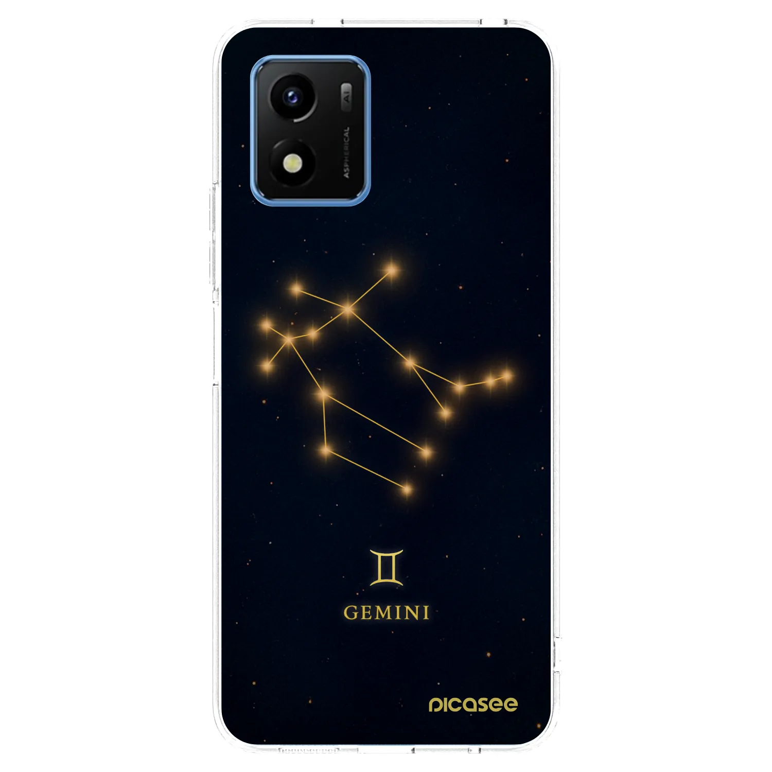 Picasee silikonski prozorni ovitek za Vivo Y01 - GEMINI