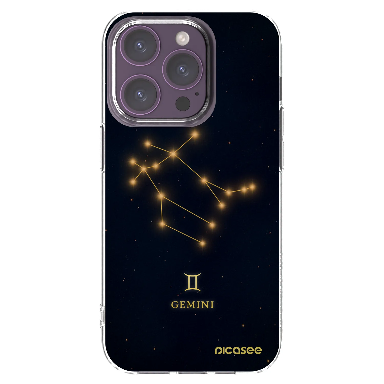 Picasee silikonski prozorni ovitek za Apple iPhone 14 Pro - GEMINI