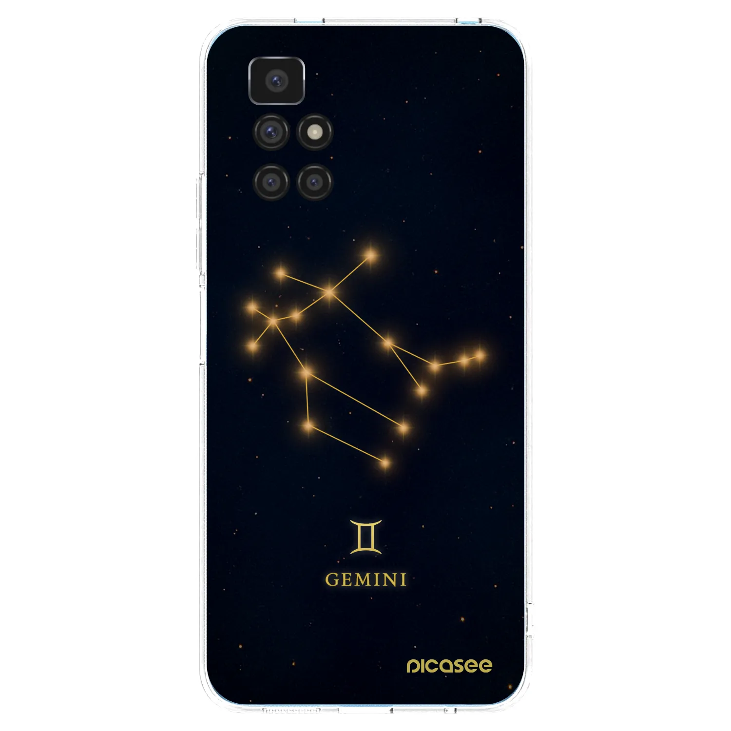 Picasee silikonski prozorni ovitek za Xiaomi Redmi 10 (2022) - GEMINI