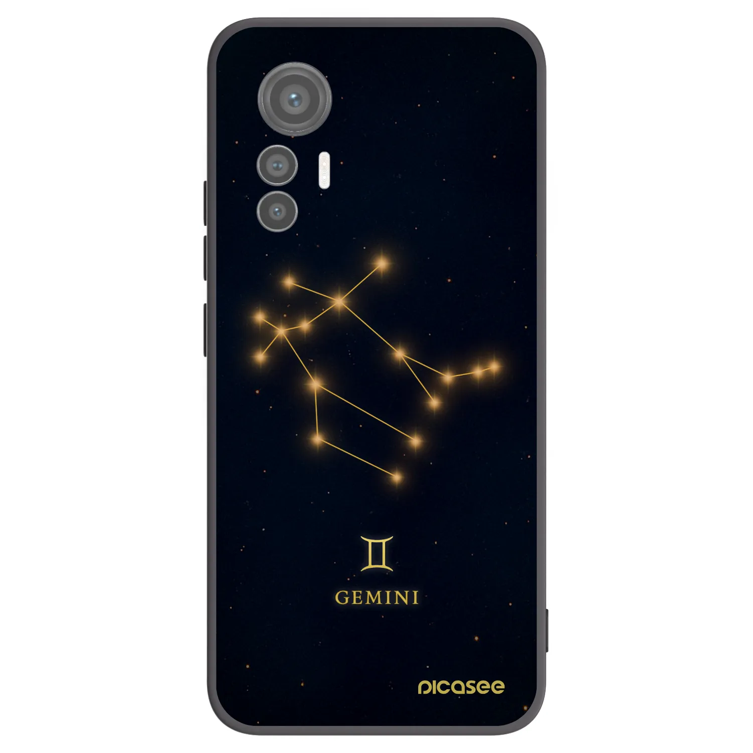 Picasee silikonski črni ovitek za Xiaomi 12 Lite - GEMINI