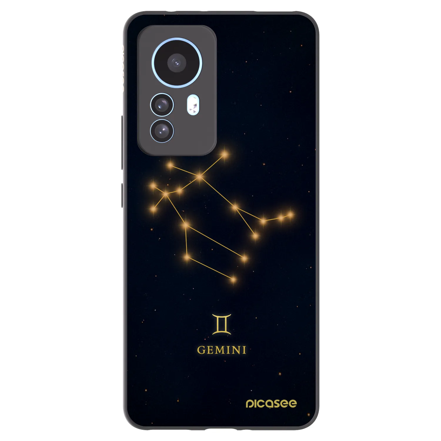 Picasee silikonski črni ovitek za Xiaomi 12T Pro - GEMINI
